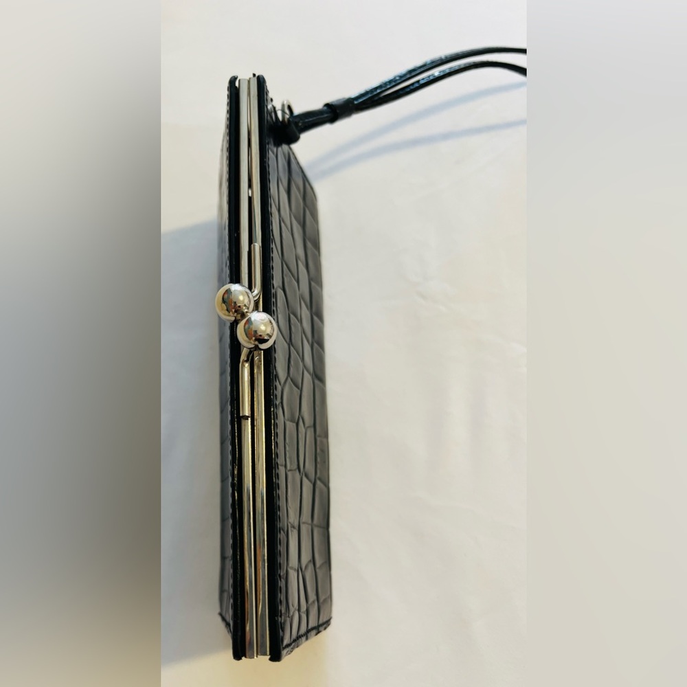BURBERRY Alligator Embossed Wristlet - Picture 4 of 15